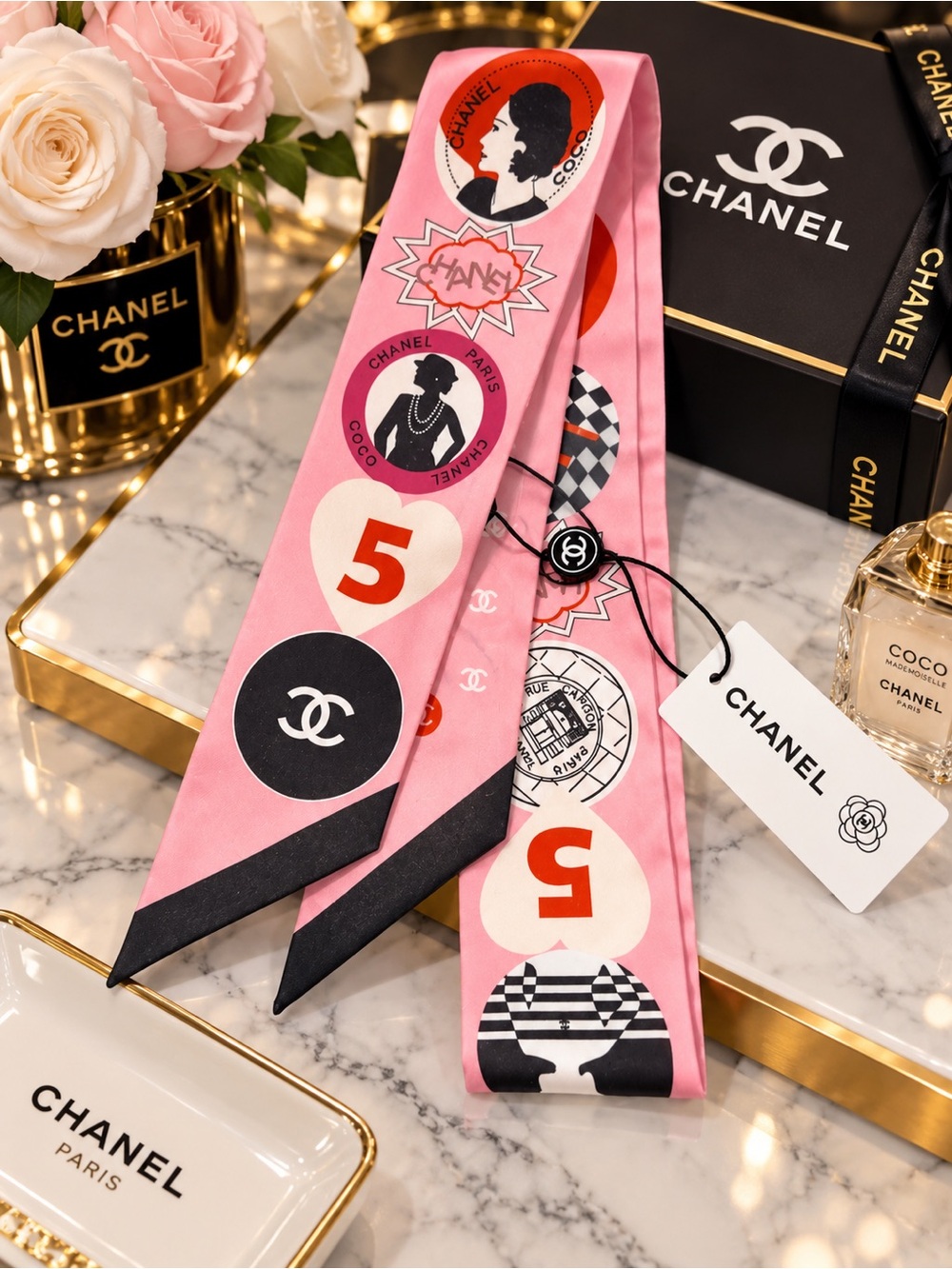 Silk Bag Charm